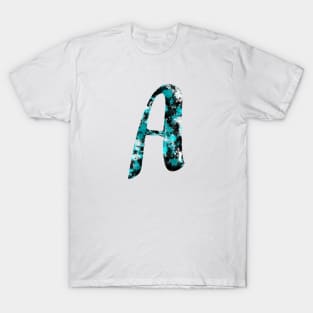 Paint Splash Letter A T-Shirt